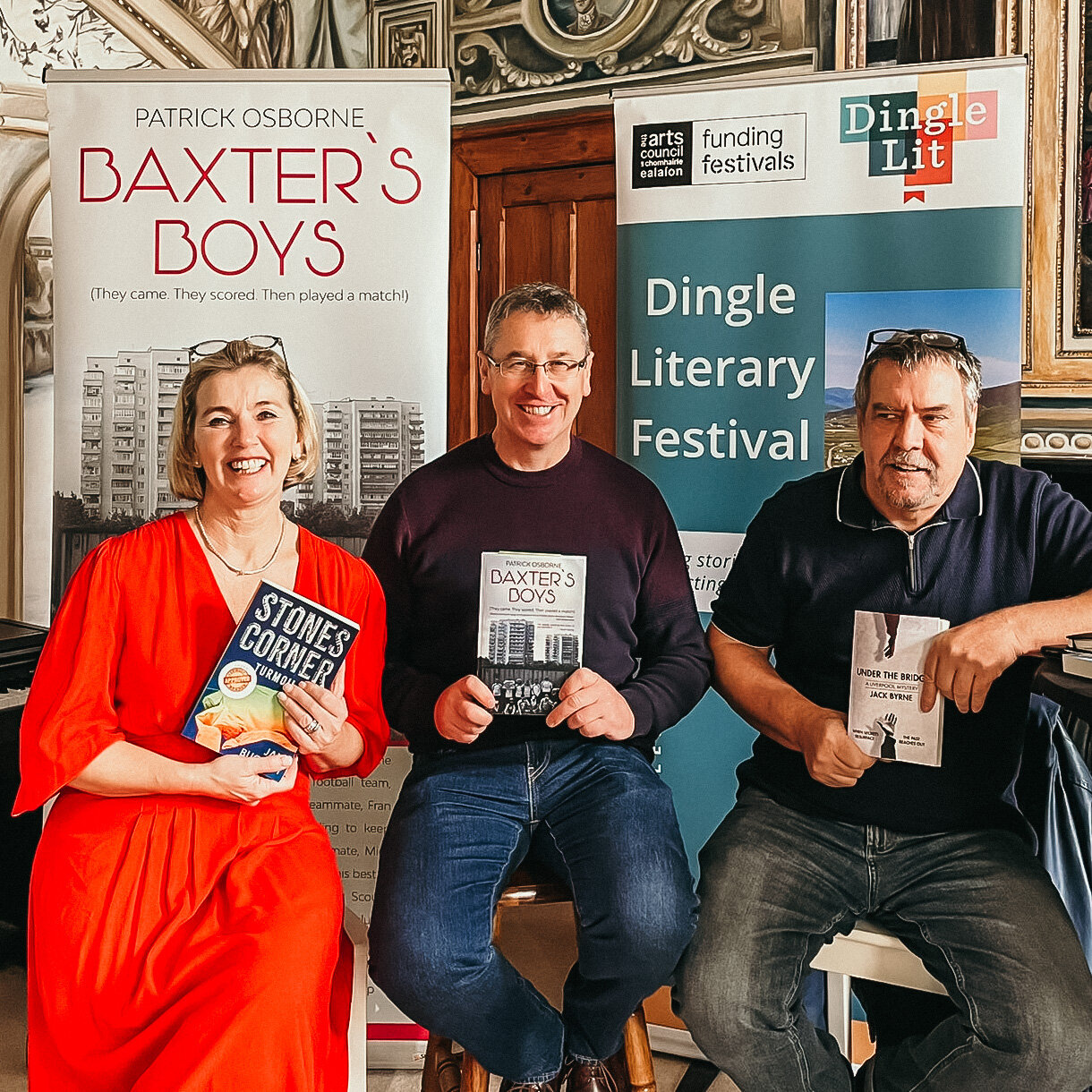 What a wonderful weekend at @dingle.lit !

I had a great time catching up with Patrick Osborne and Jack Byrne, discussing our writing journeys and observations of the numerous social, religious and political unrest in our home cities. 

It was a week
