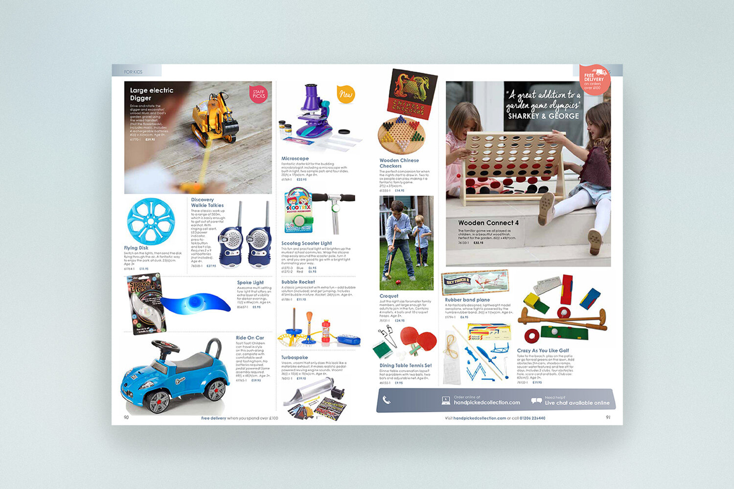 Handpicked catalogue - creative artwork