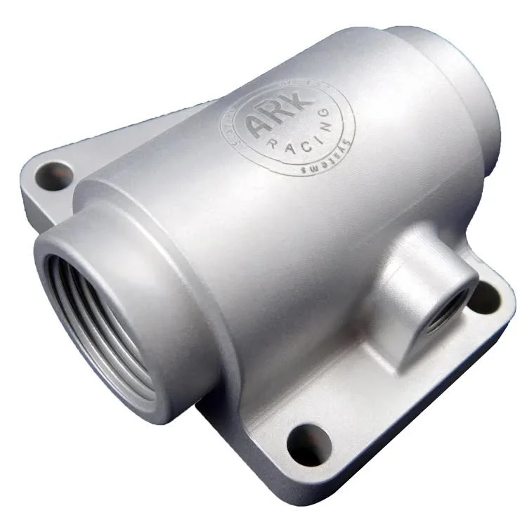 Rover K-Series Remote Oil Filter Adapter. Designed and manufactured at Ark Racing&reg; Limited. Call +44 (0)345 557 7408 or contact via website. Suitable for #Rover K-Series #Caterham #Lotus #MG #Rally #motorsport #kseries