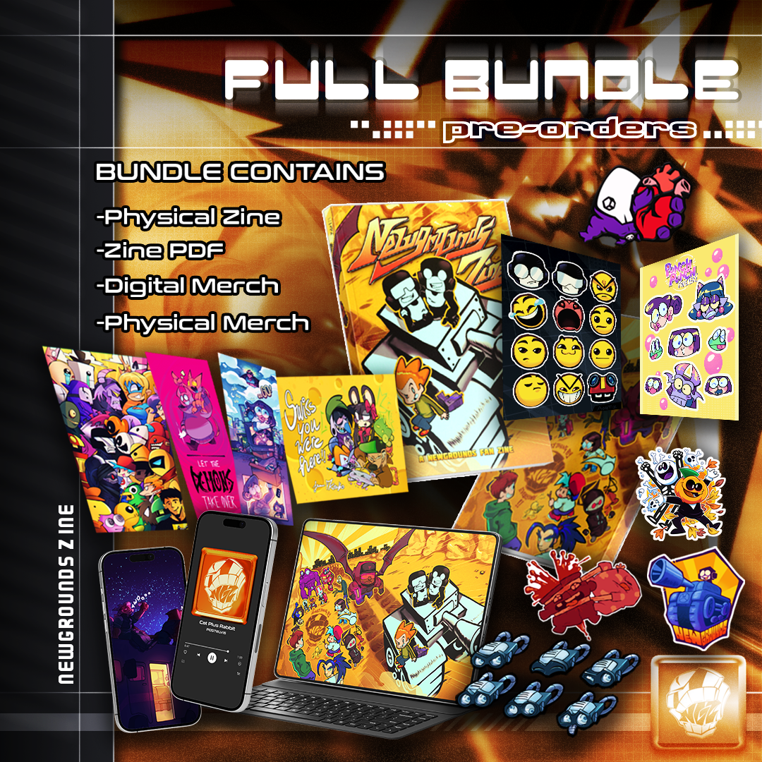 [PRE-ORDER] Newgrounds Zine Physical Full Bundle