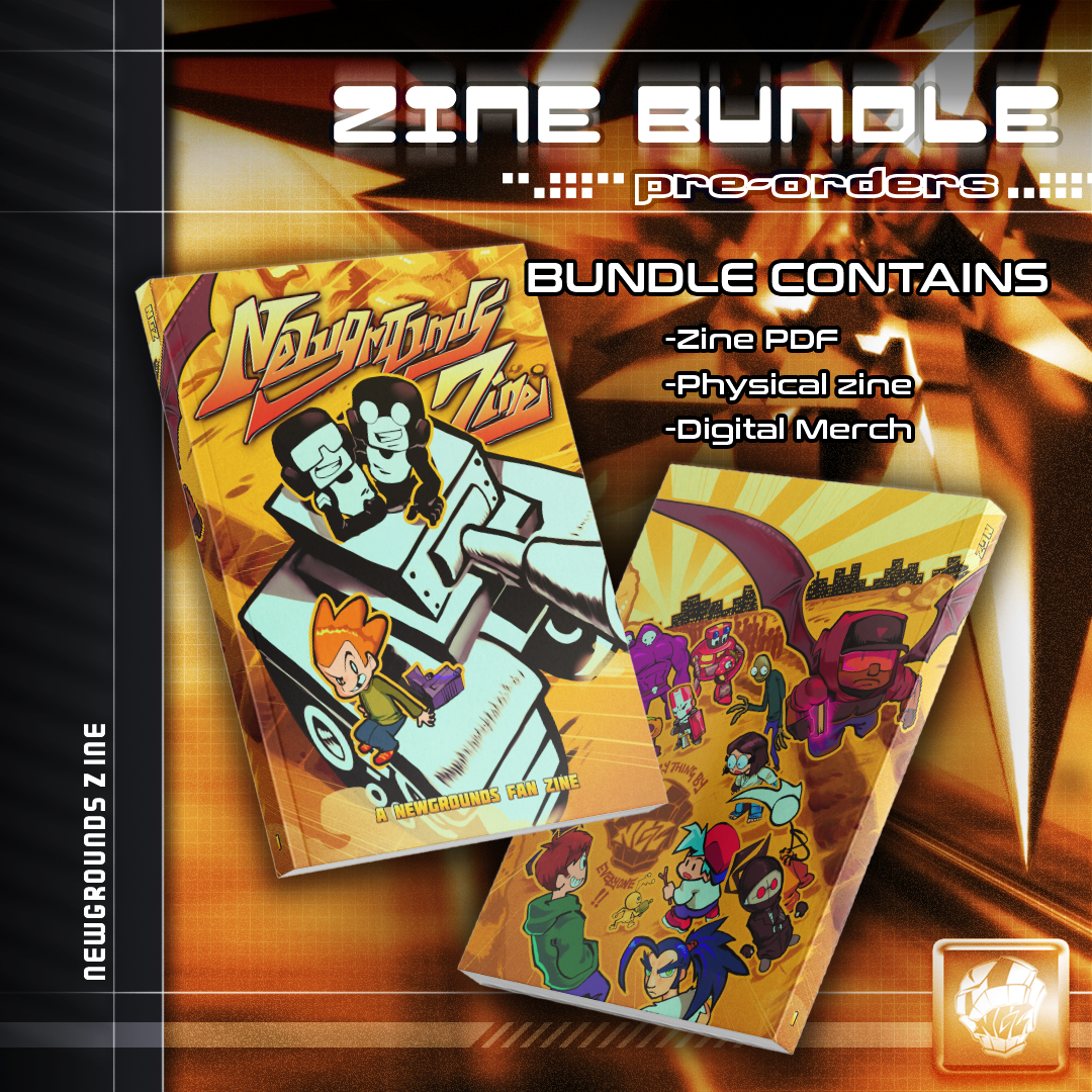 [PRE-ORDER] Newgrounds Zine Physical Basic Bundle
