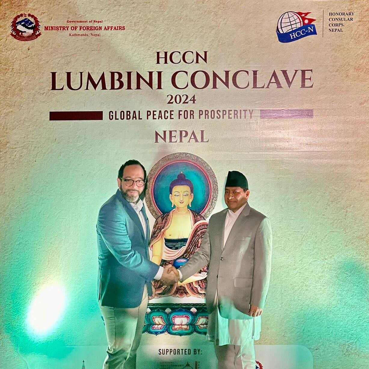 Mr. Gustavo Sosa, Minister Counsellor, represented our Mission at the Lumbini Conclave &ldquo;Peace and prosperity in Nepal and beyond&ldquo;, a 3 day program for resident and non residents diplomats held in Lumbini, Nepal, organised by the Ministry 