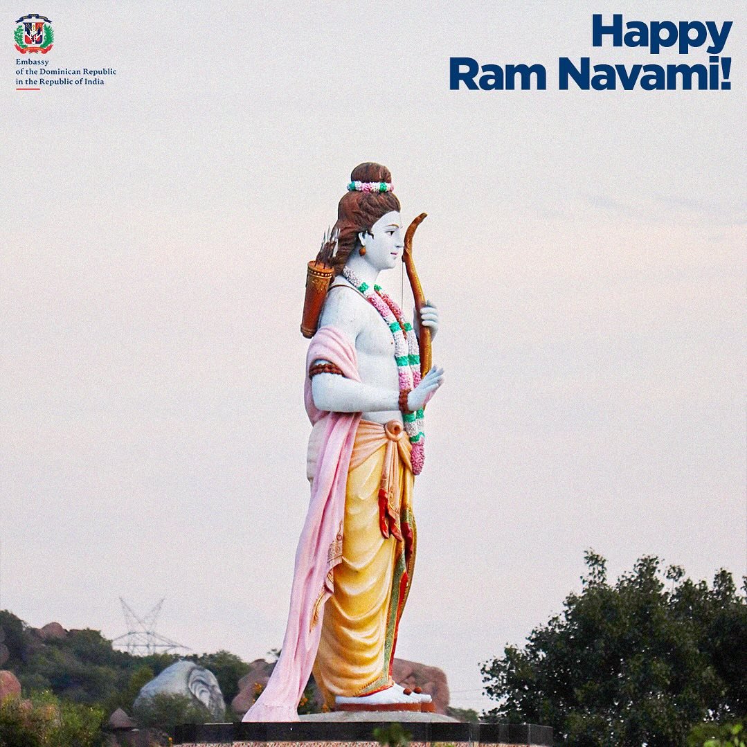 Happy Ram Navami to the hindu community in India and around the world! @mirexrd @indiaindominicanrepublic