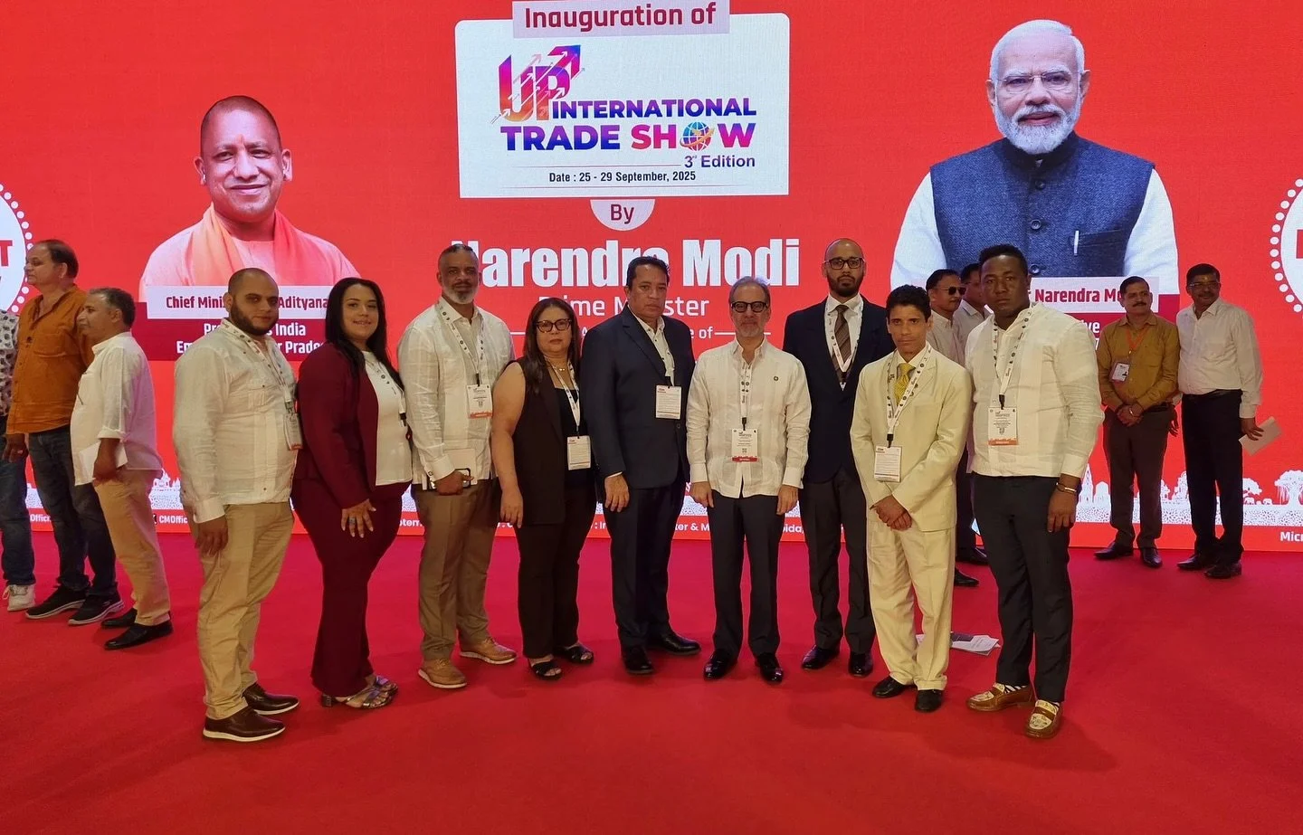 H.E. Francisco Compr&eacute;s H., Ambassador of the Dominican Republic to India, had the honor of participating in the inauguration of the Uttar Pradesh International Trade Show 2025, held at the India Expo Centre &amp; Mart in Greater Noida, and pre