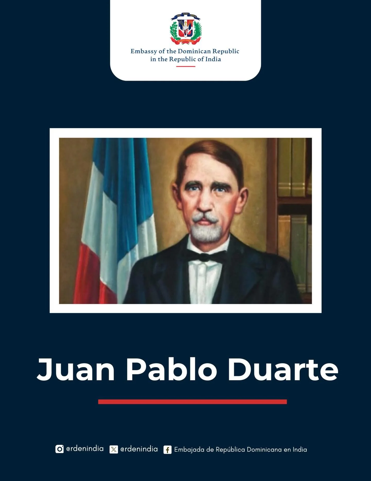 📜 For Juan Pablo Duarte, independence had no meaning without dignity, justice, and public morality.

He firmly believed in a nation that was:

&bull; Free from all foreign domination
&bull; Governed by just laws
&bull; Respectful of human rights
&bu