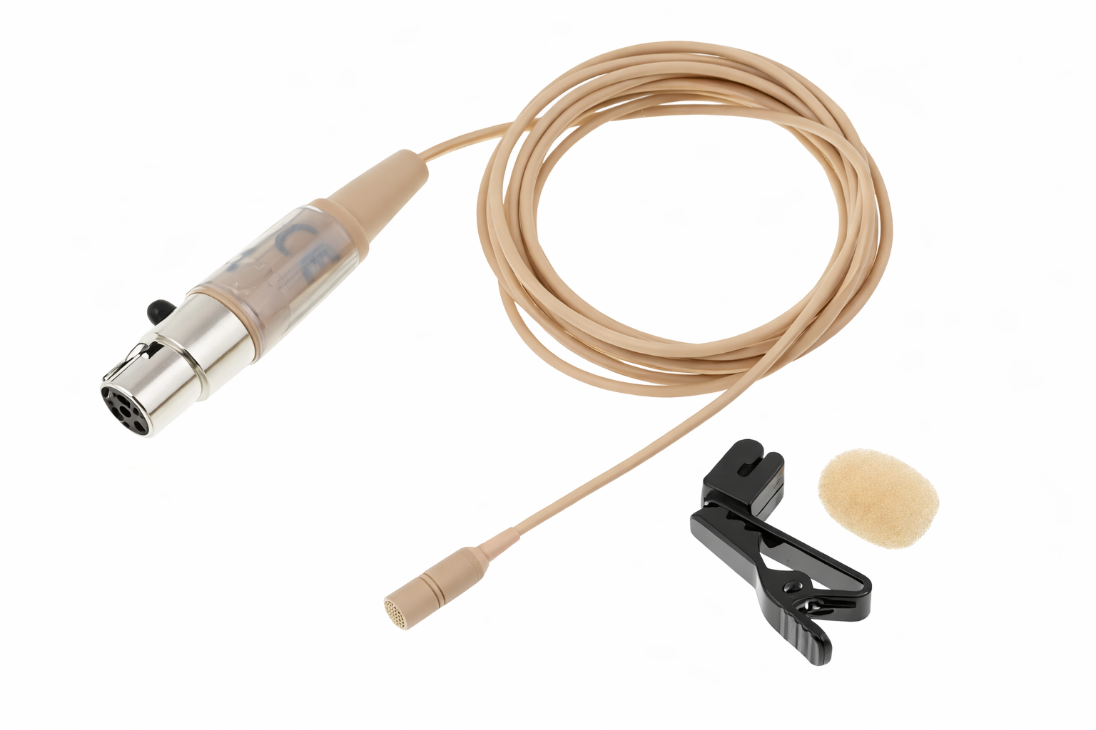 Kondensator Lavalier Mikrofon, the t.bone BodymiKe, Tan Shure_full.png