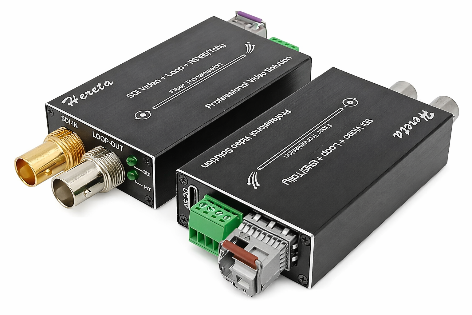 Konverter Set, Mini 3GSDI-Glasfaser Transceiver Receiver.png