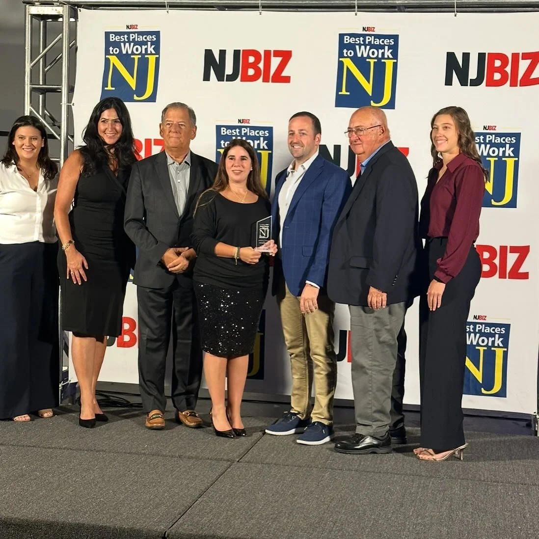 Last week we were honored by @njbiz at an awards celebration for being one of the top places to work in New Jersey!  The companies selected are chosen based on employee surveys and employee satisfaction which makes this honor extremely special.  Than
