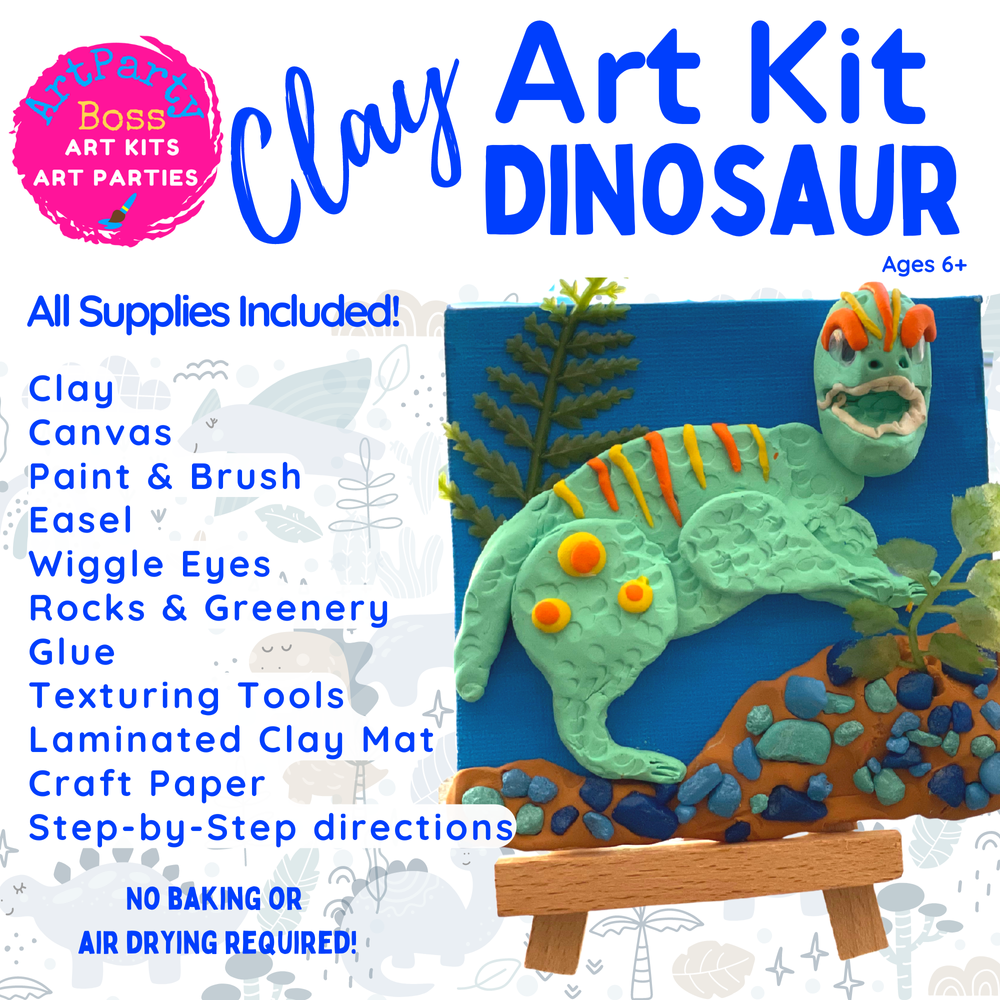 Kids Clay Unicorn Art Kit  Art Party Boss — Art Party Boss