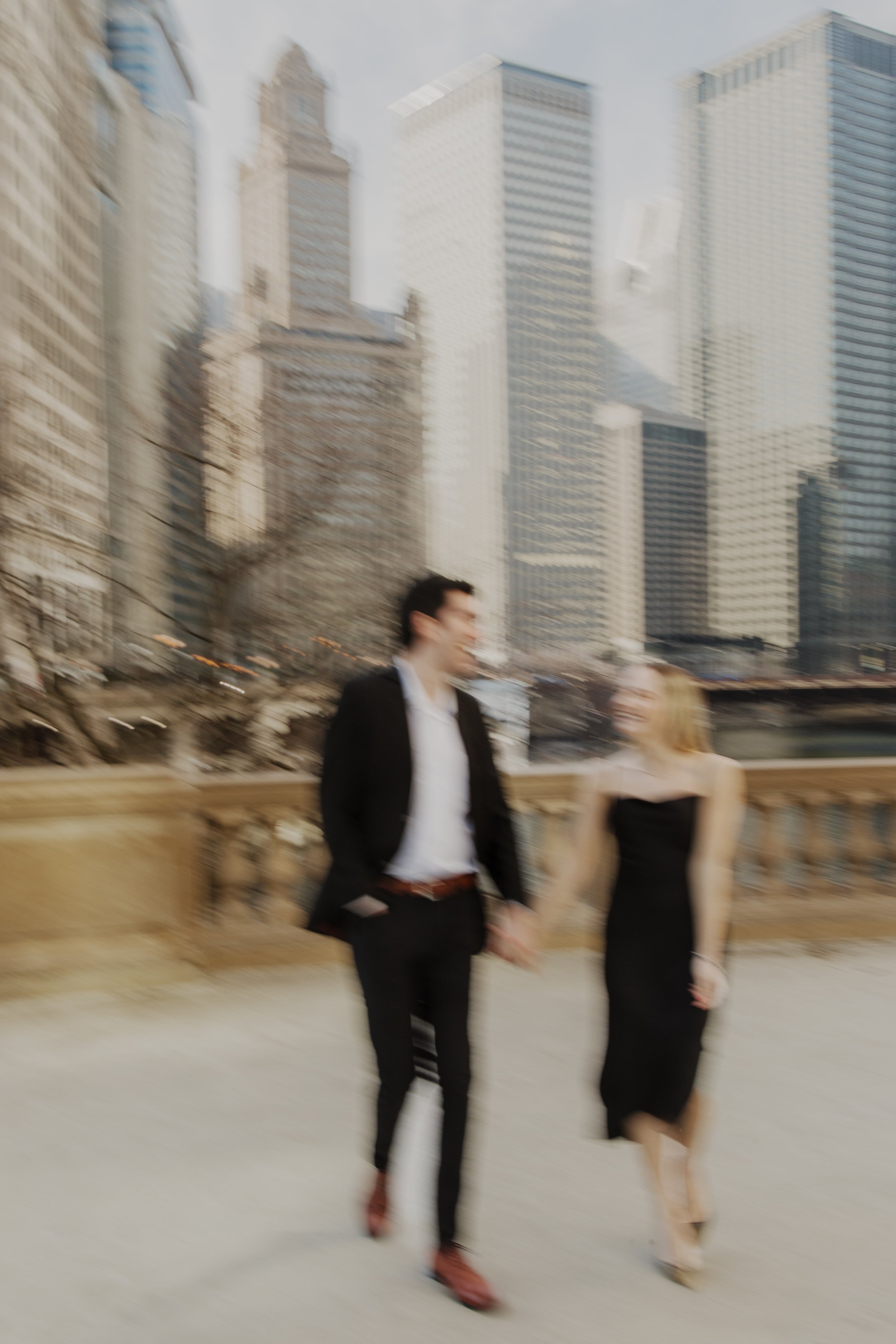 Downtown Chicago Engagement Photos