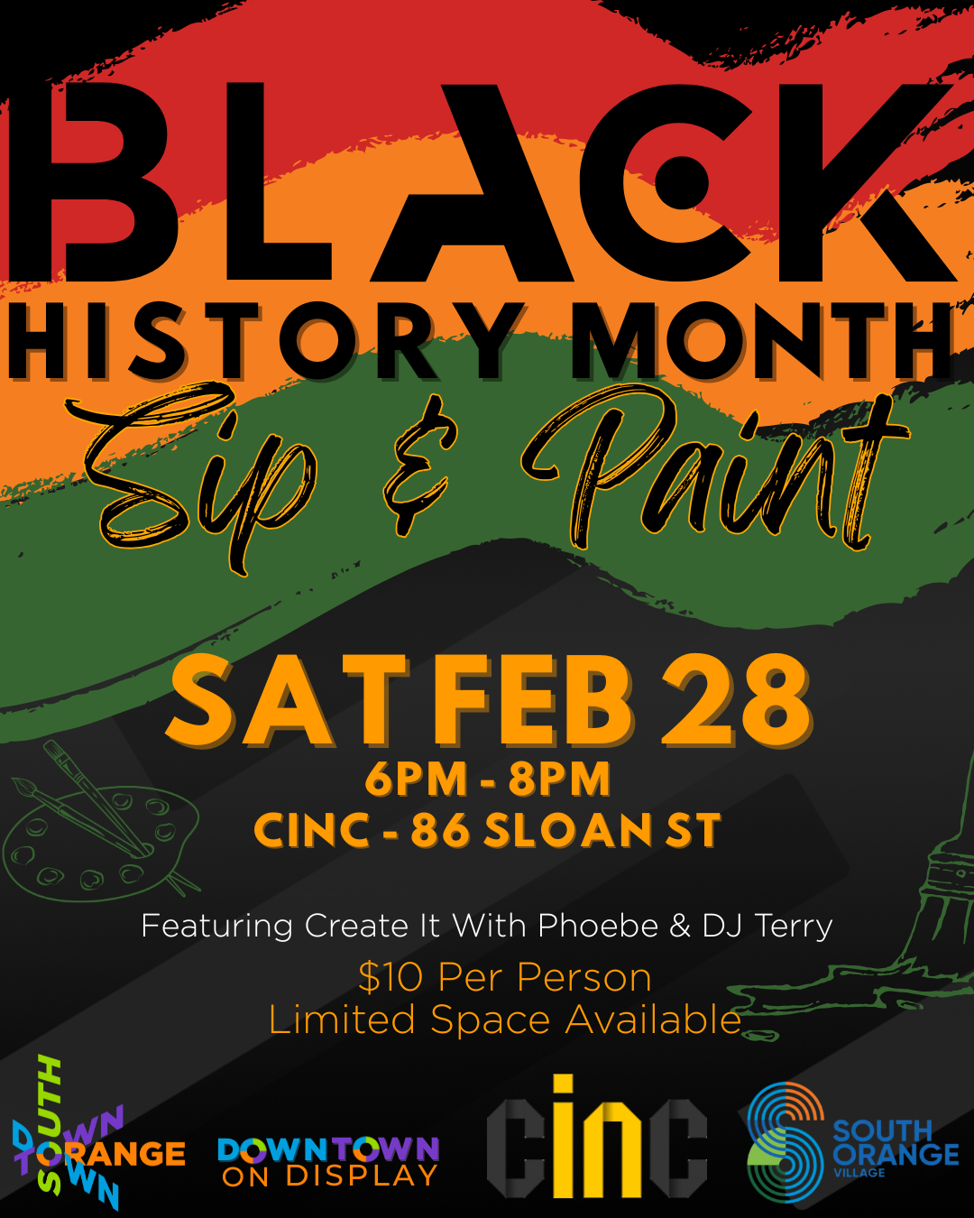 Black History Month Paint & Sip