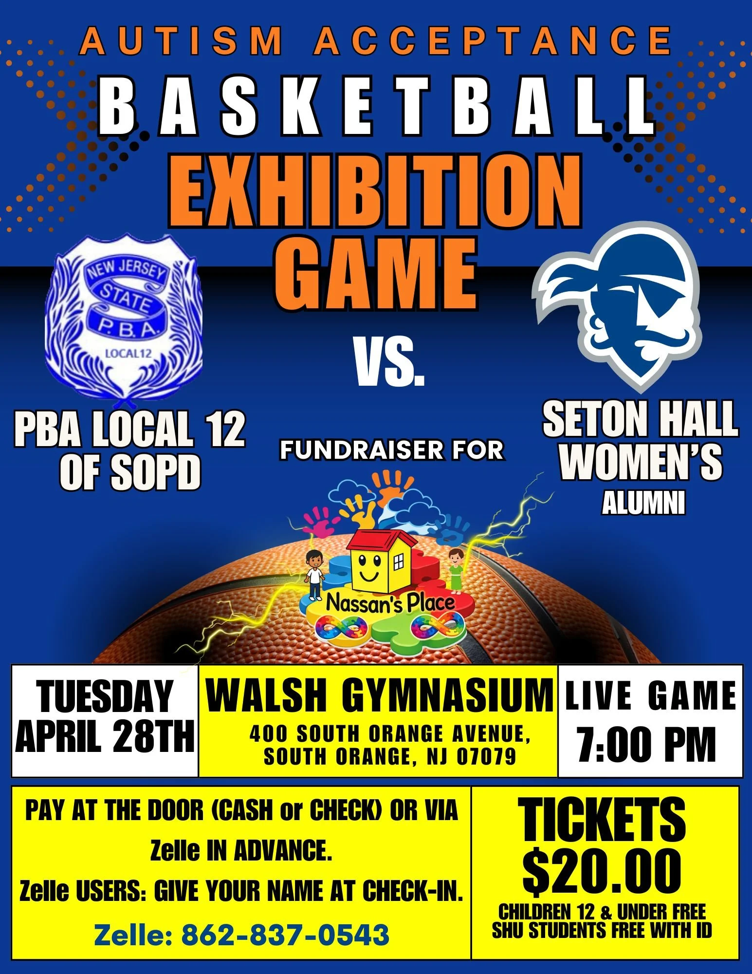 Autism Acceptance Basketball Exhibition Game