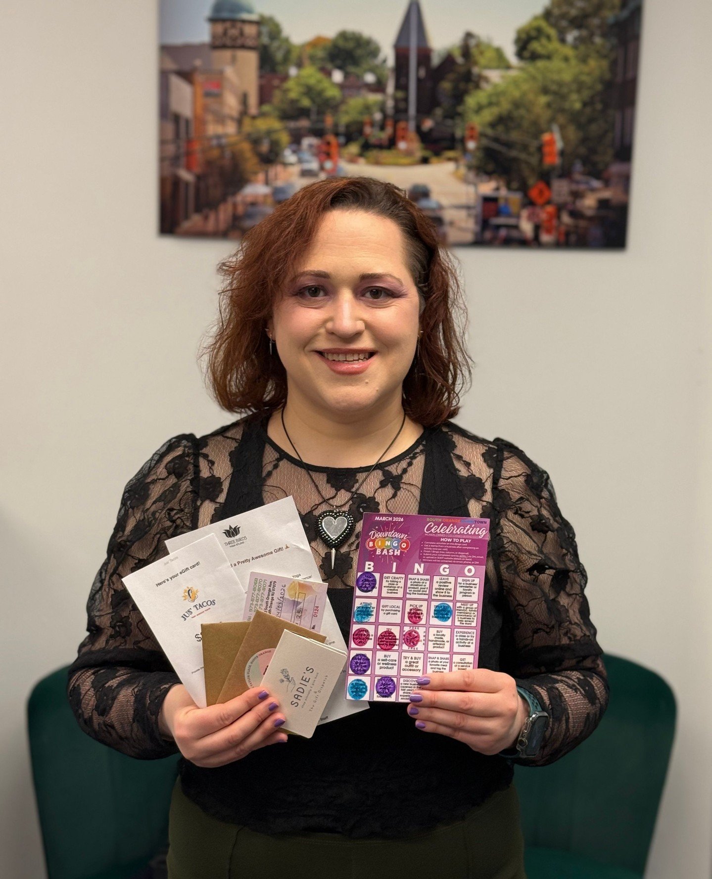 Meet Lauren, our Women&rsquo;s History Month Bingo Bash winner 🏆⁠
⁠
As a local and longtime client at AIR Aerial Fitness Studio, where she first learned about Bingo Bash - Lauren set out to explore businesses she hadn&rsquo;t visited before on her q
