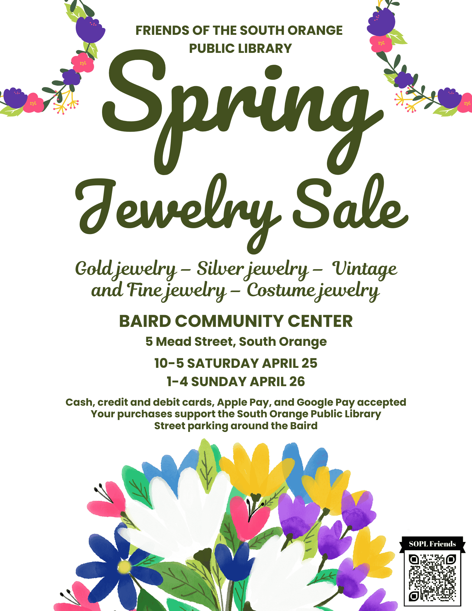 FRIENDS OF THE LIBRARY JEWELRY SALE