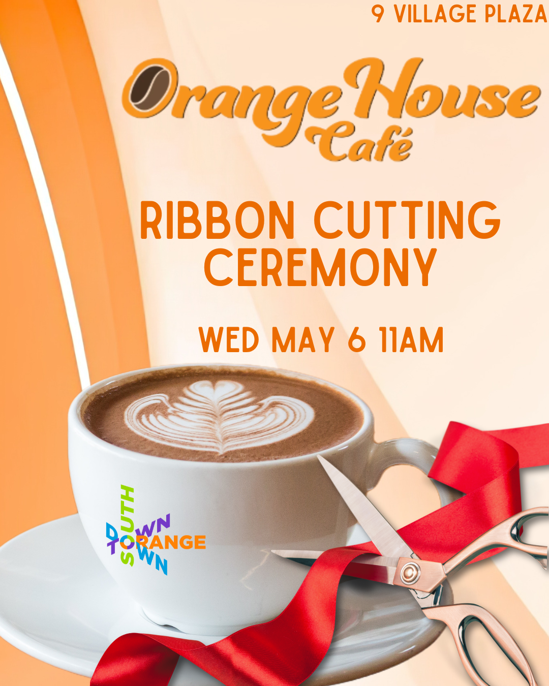 Orange House Cafe Ribbon Cutting Ceremony