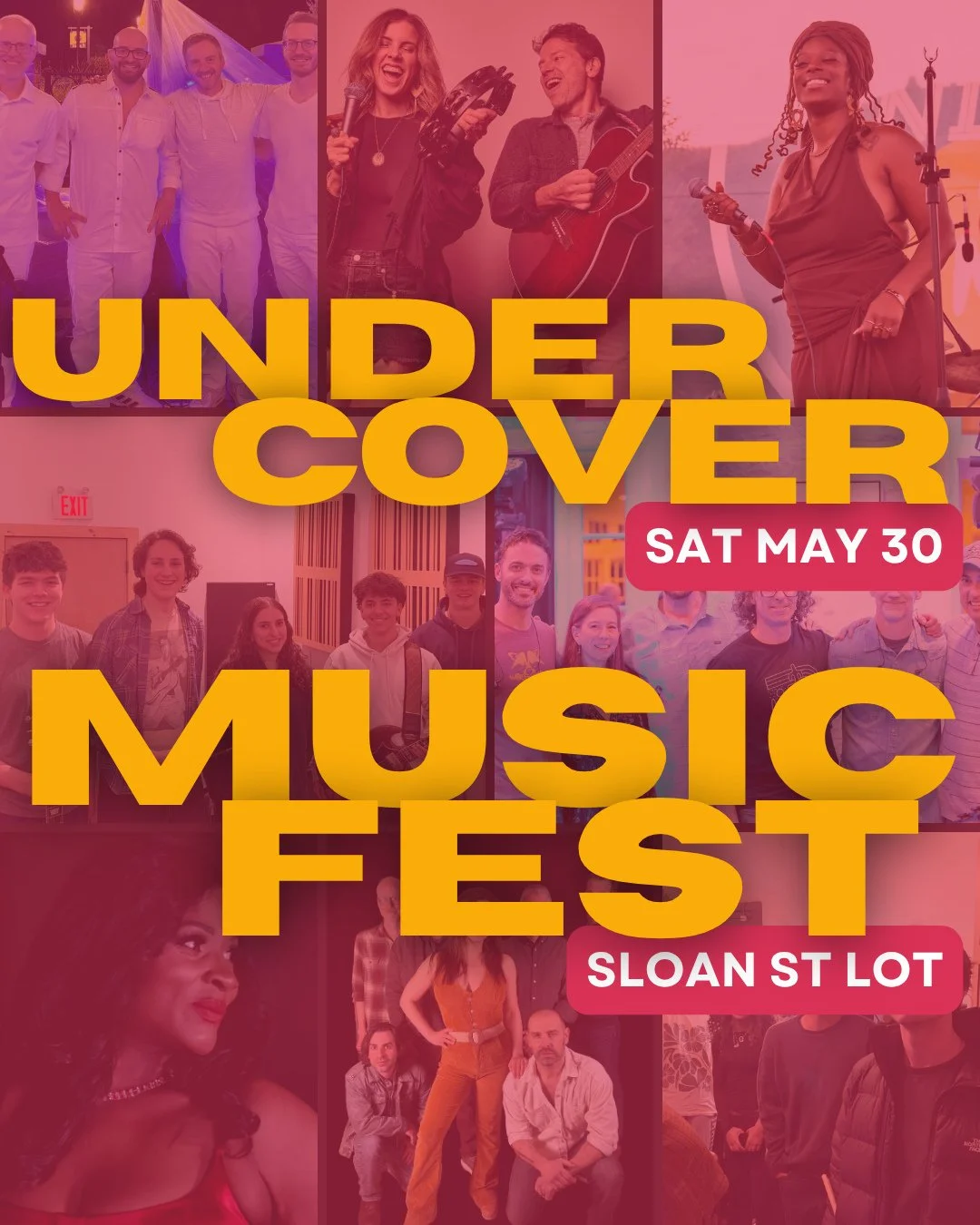 We are officially 3 weeks away from Under Cover Music Fest on Sat May 30🎶🔥⁠
⁠
Get ready for a full day of live music from this incredible lineup, plus a beer garden, local food, kids activities, World Cup Zone and so much more. Bring your friends a