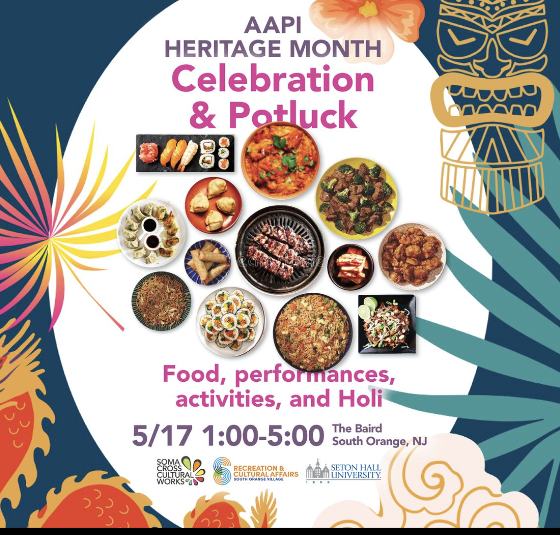 AAPI Potluck & Holi Fest
