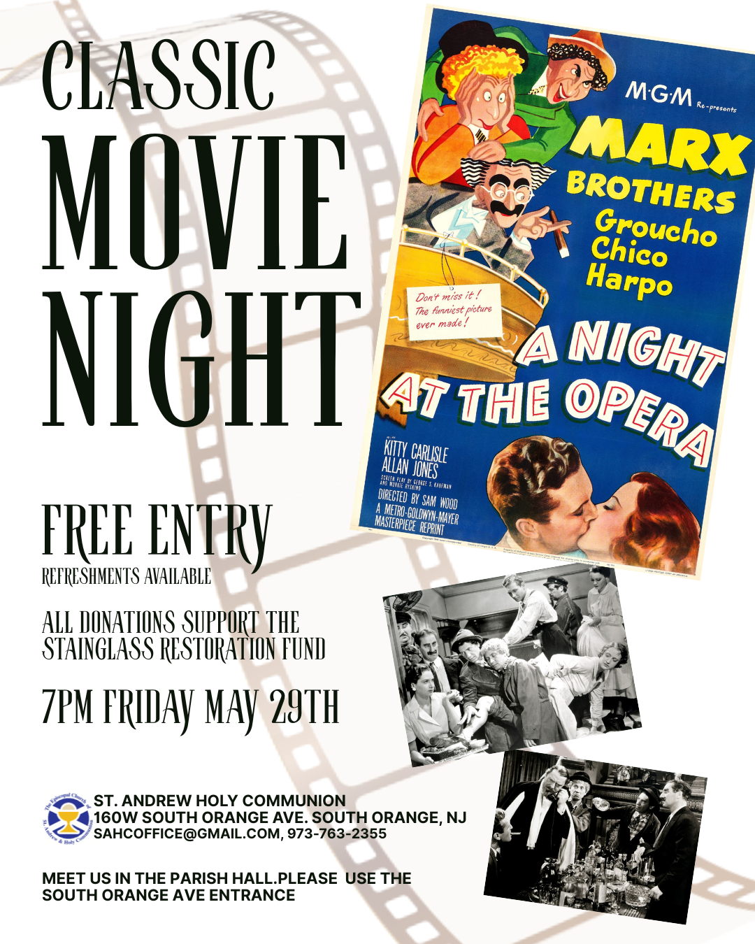 Classic Movie night at St Andrew
