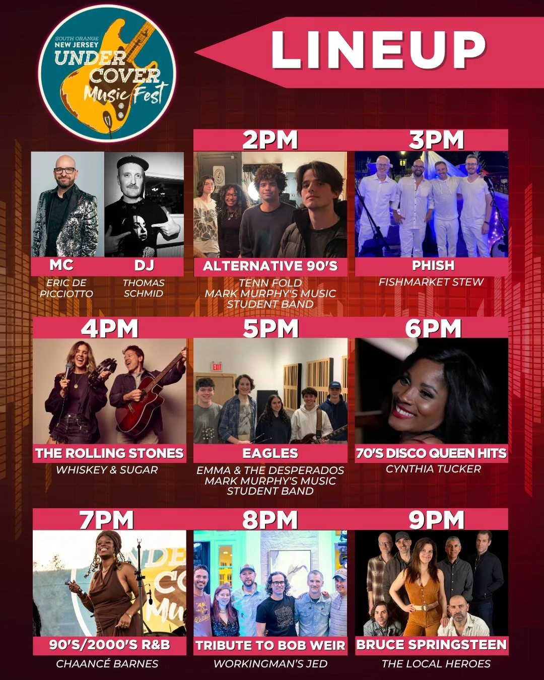 ☀️ TODAY&rsquo;S THE DAY 🎶🎸⚽🍔 Under Cover Music Fest takes over the Sloan Street Parking Lot TODAY from 2PM to 10PM with a full day of FREE live music, local food, shopping, family fun, and more!⁠
⁠
🎶 8 incredible performances covering everyone f