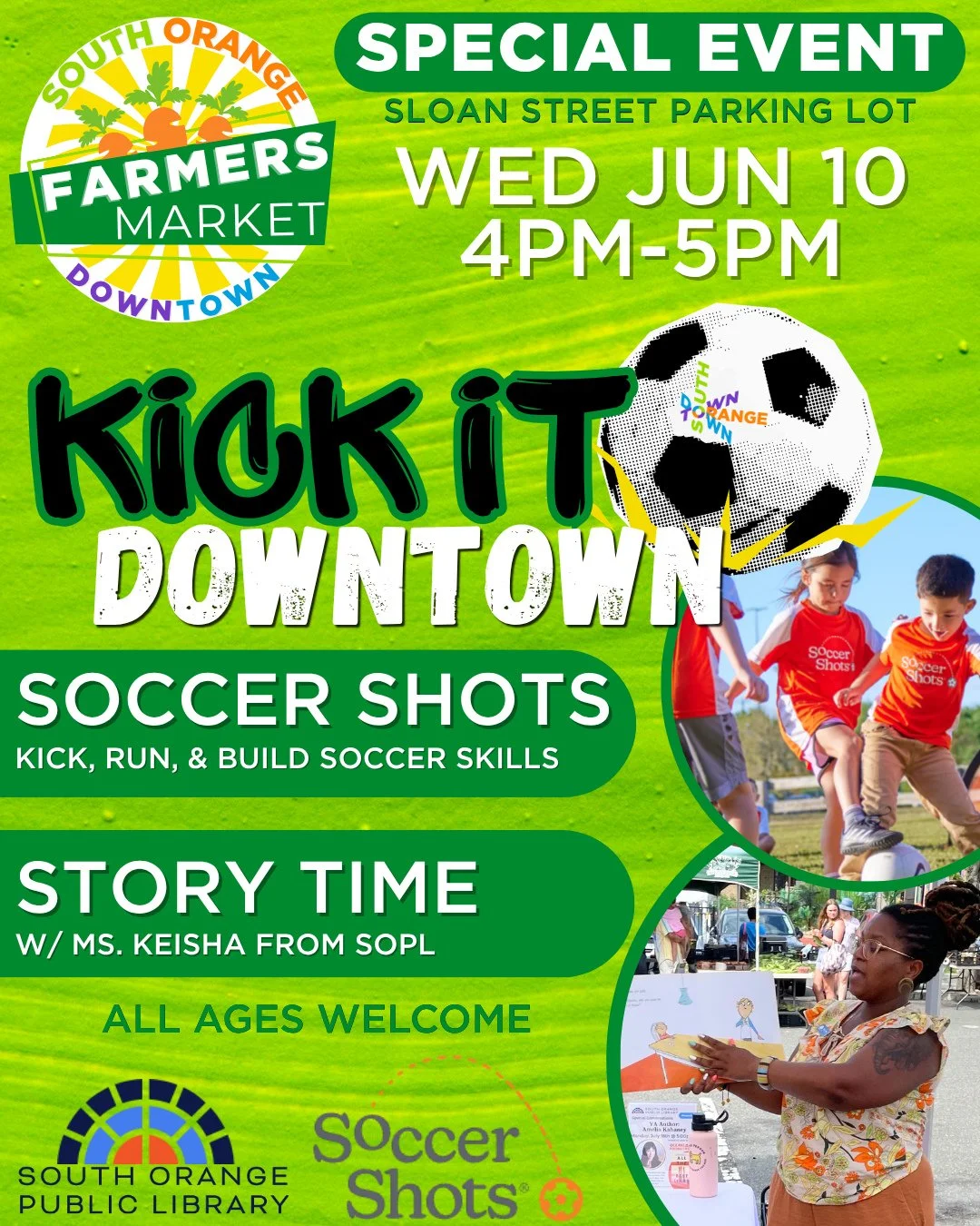 This coming Wednesday, June 10, visit the South Orange Farmers Market from 1PM to 6PM in the Sloan Street Parking Lot (12 Sloan Street) for fresh produce, baked goods, breads, cheeses, pickles, cold pressed juices, grab and go meals, and more 🌽🥖🧀?