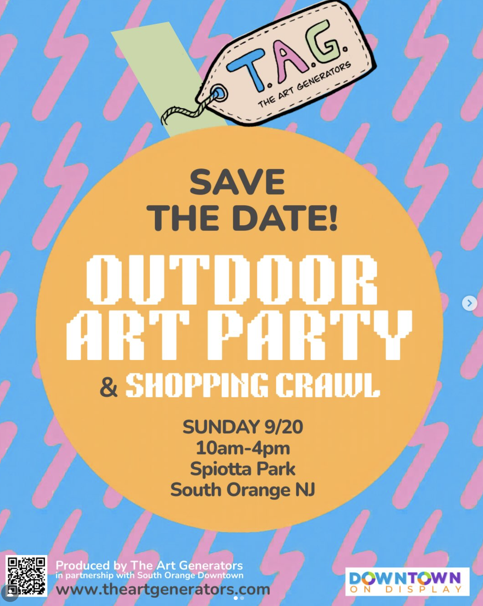 Outdoor Art Party & Sidewalk Sale