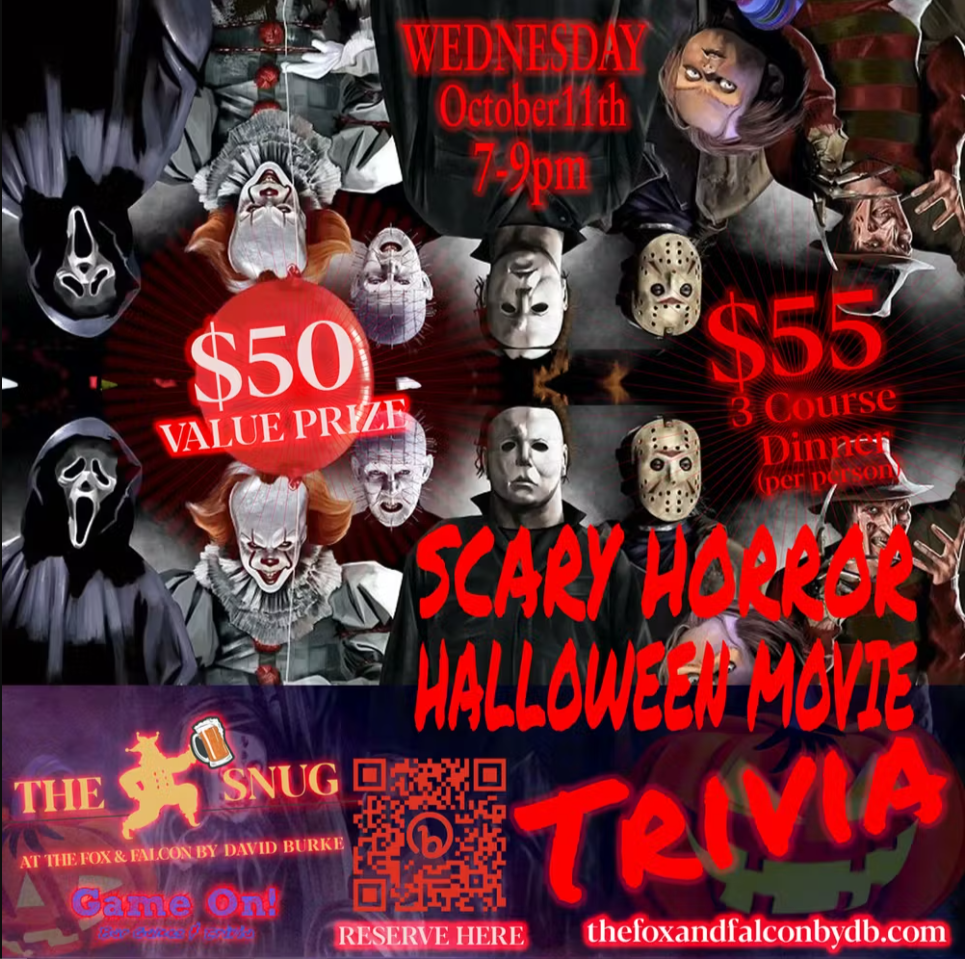 Fox and Falcon Horror Movie Trivia — South Orange Downtown