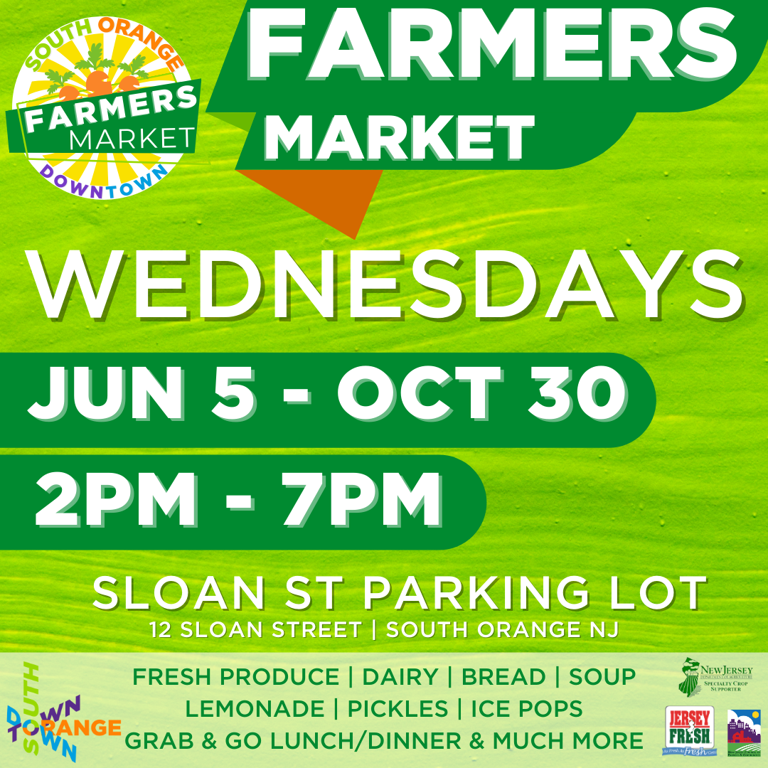 Farmers Market & Pop Up Event — South Orange Downtown
