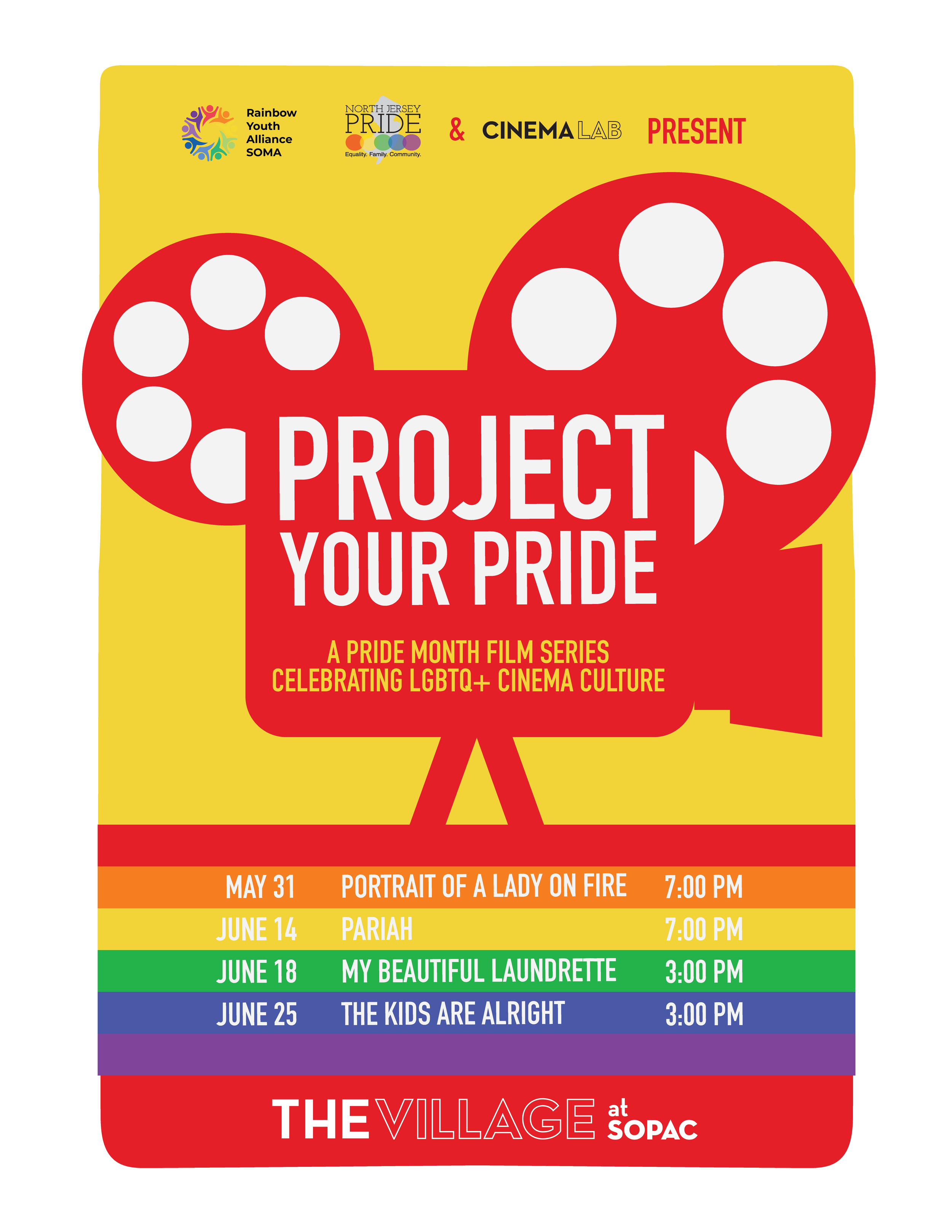 Project Your Pride from The Village at Sopac Cinemas — South Orange