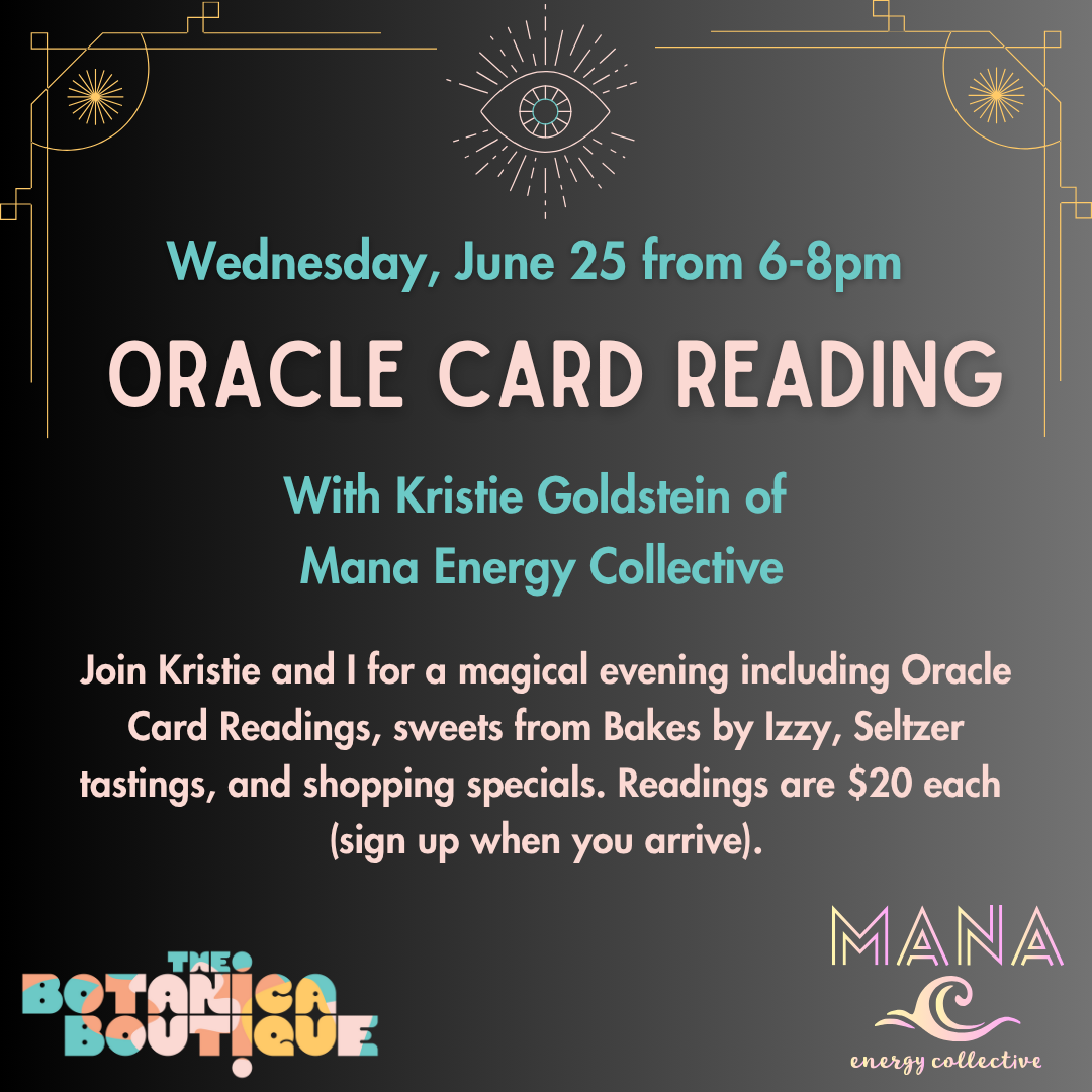 Orange Oracle Card The Botanica Boutique - Oracle Card Reading — South Orange Downtown