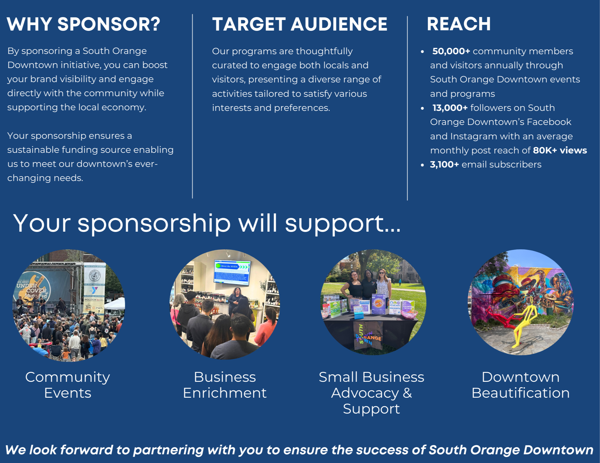 Sponsor an Event — South Orange Downtown