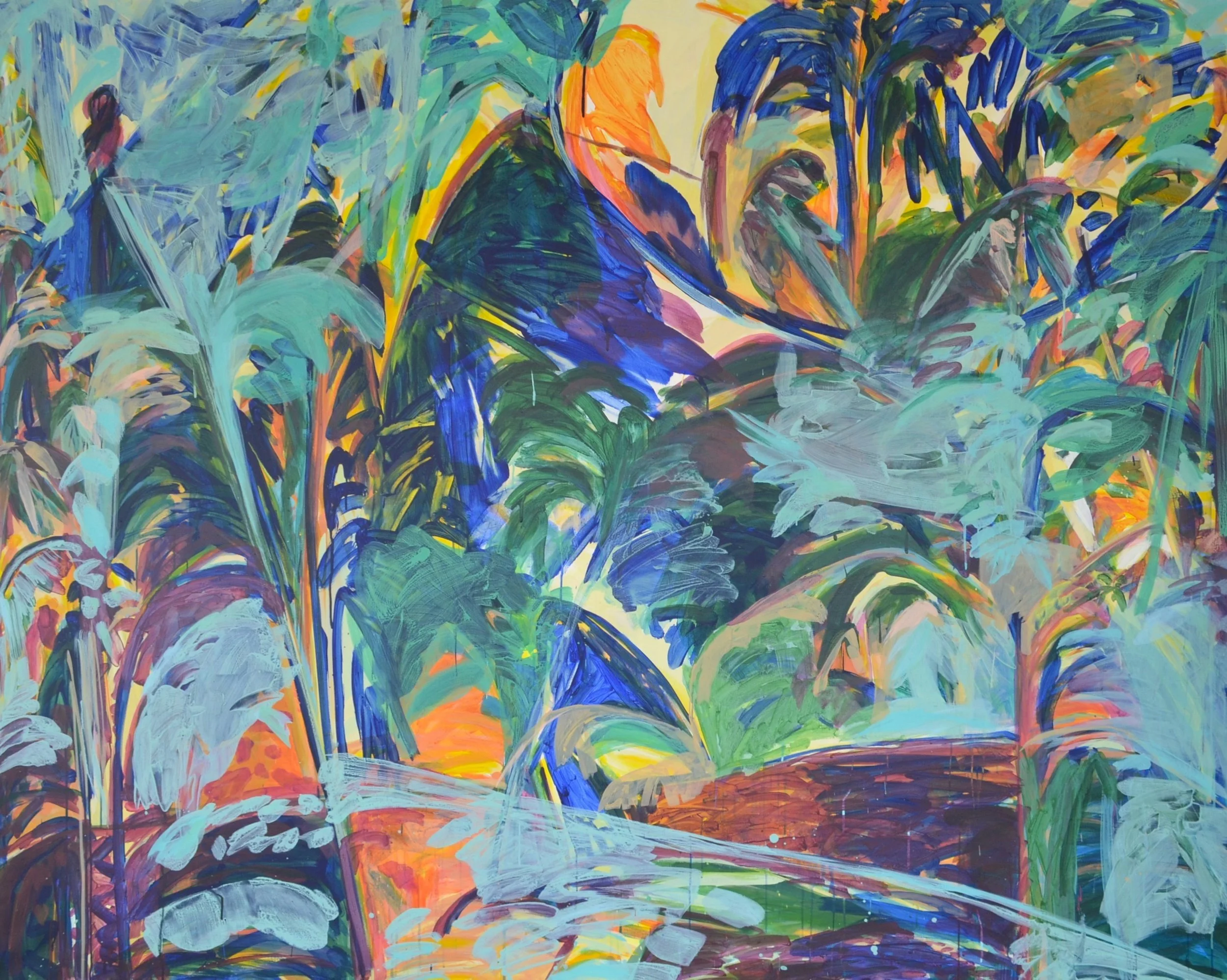 Julie Susset, 2025, MAPOCHO, Acrylique sur toile, 200 x 250 cm.jpg