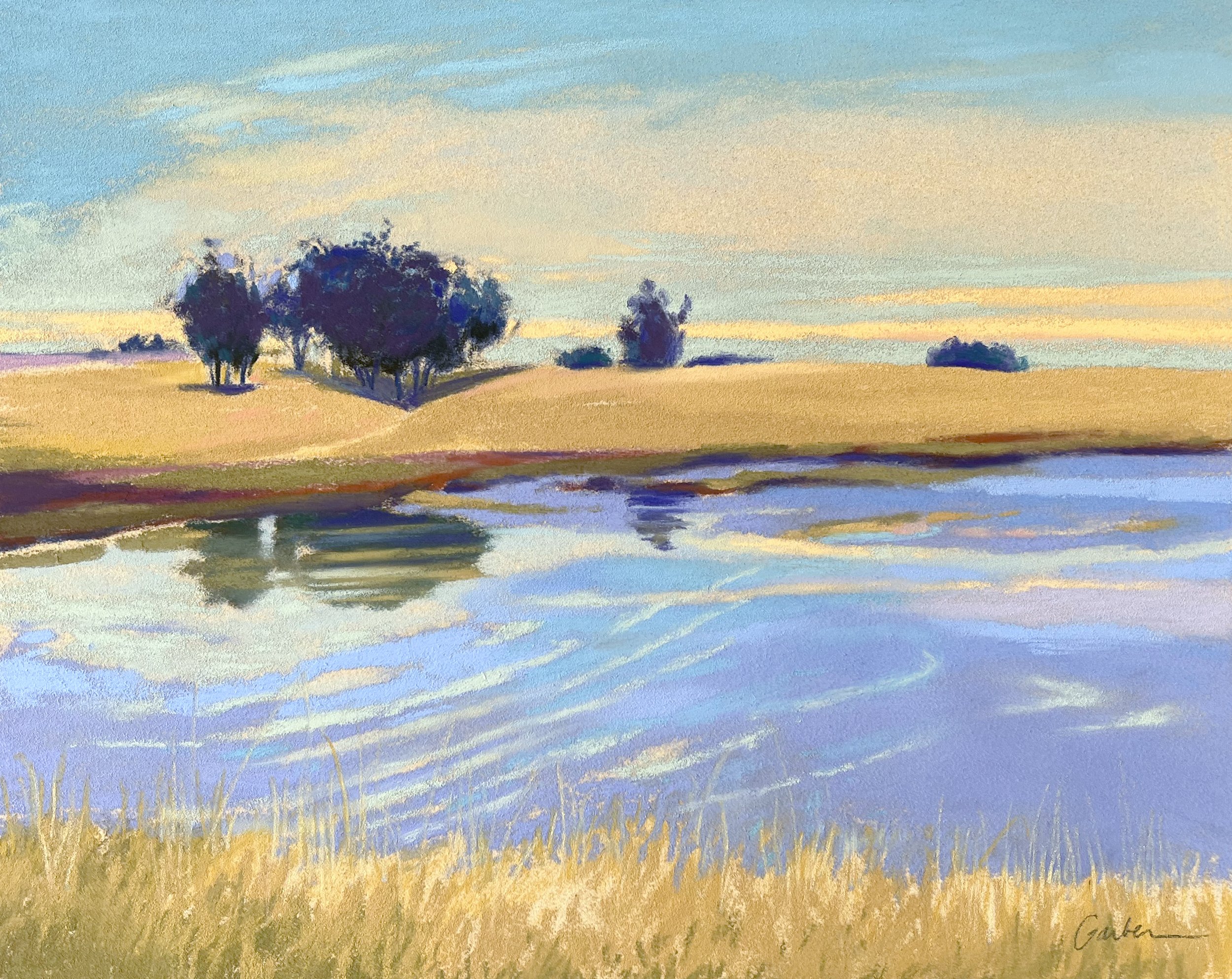 Along the Slough - Pastel 8"x10"