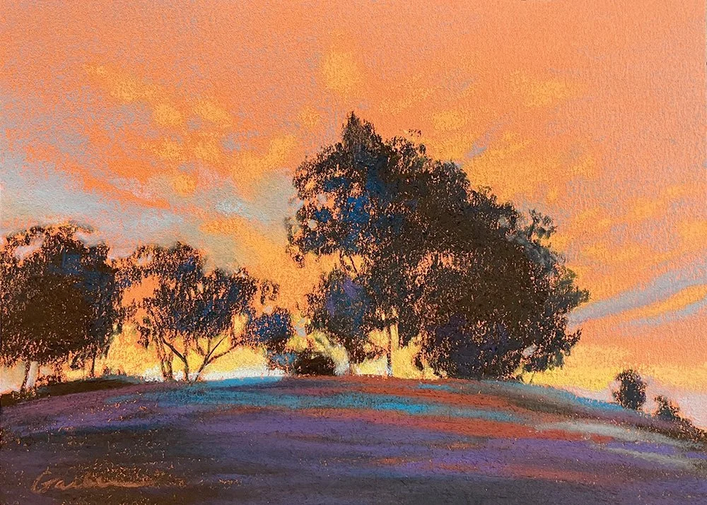 Shorter Days - Pastel 5"x7"