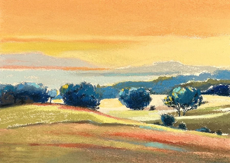 June Afternoon - Pastel 5"x7"