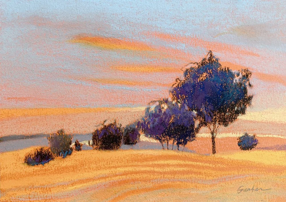 Amber Waves - Pastel 5"x7"