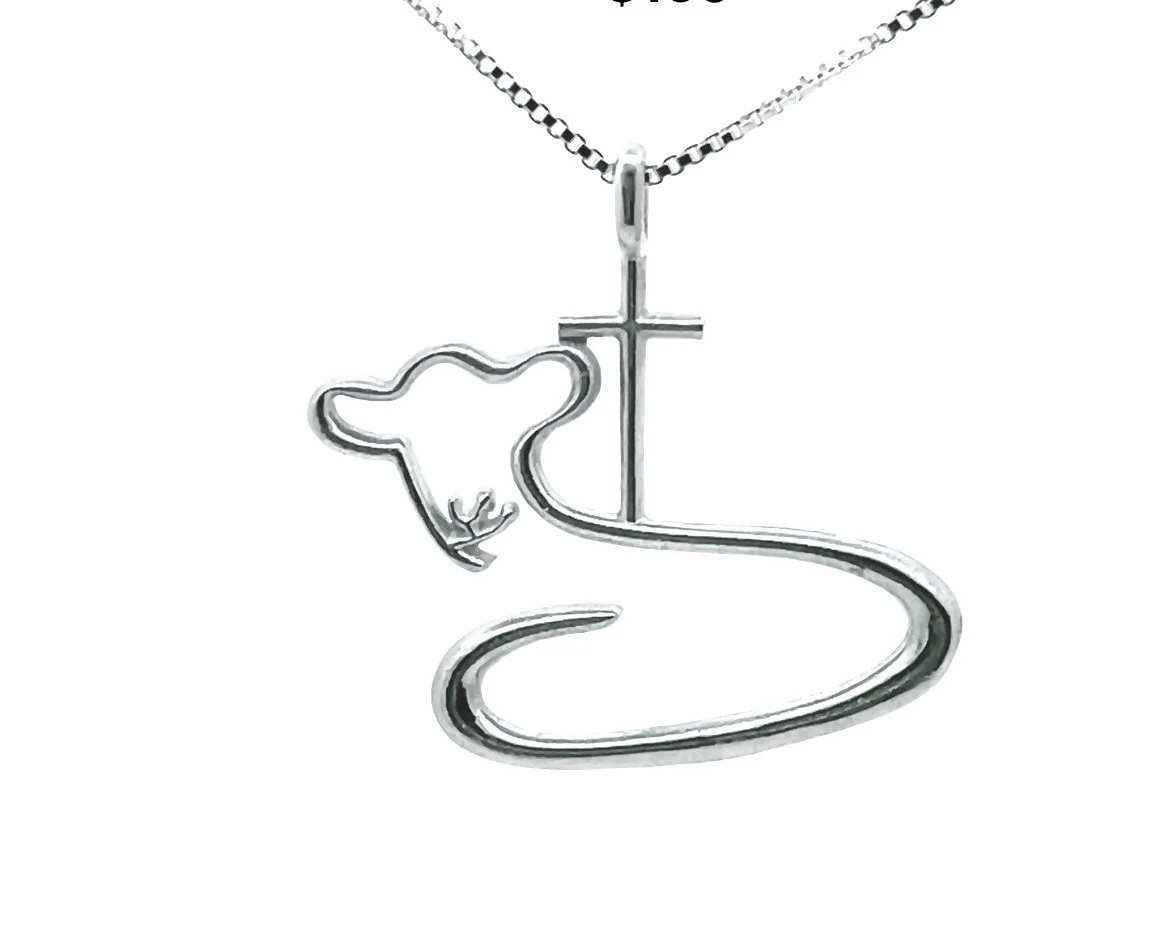 Sterling Silver Lamb Necklace