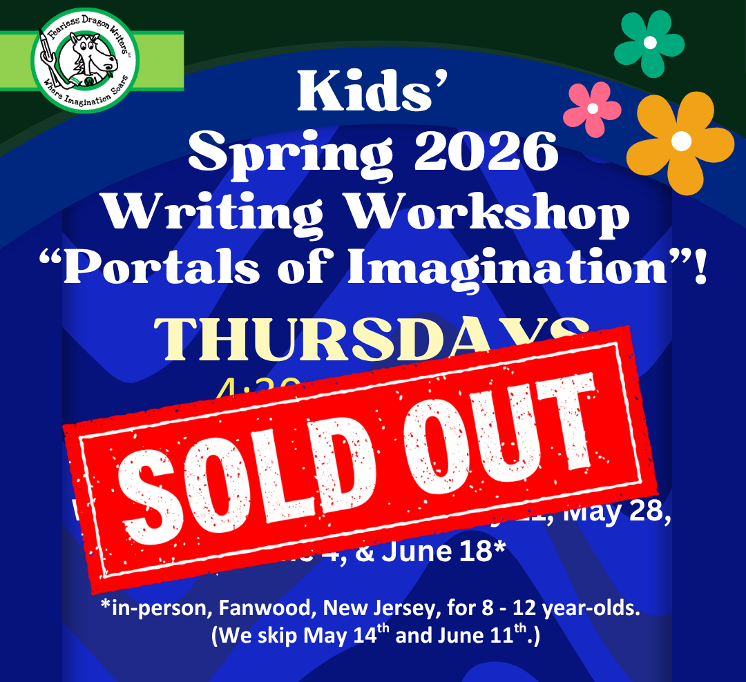 "Portals of Imagination" Spring 2026 (In-Person) Kids' Writing Workshop -- THURSDAYS