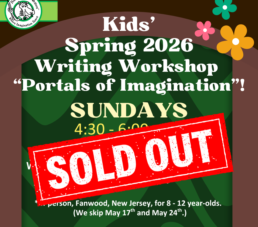 "Portals of Imagination": Spring 2026 (In-Person) Kids' Writing Workshop -- SUNDAYS