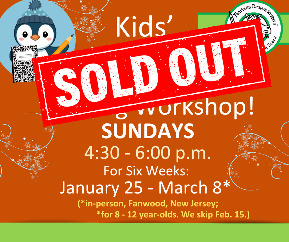 "New Year, New Stories": Winter 2026 Kids' Writing Workshop -- SUNDAYS