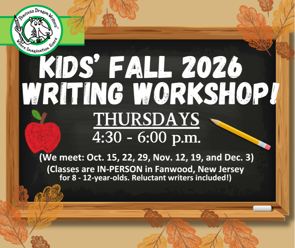 Kids' Fall 2026 Writing Workshop! (In-Person) -- THURSDAYS!