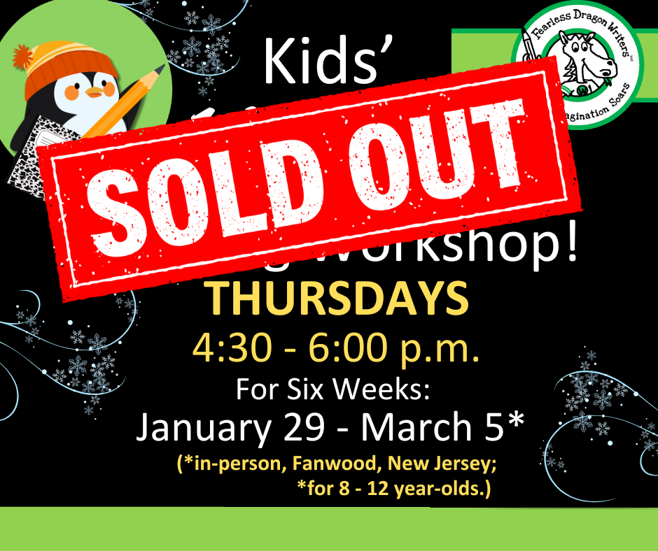 "New Year, New Stories": Winter 2026 Kids' Writing Workshop -- THURSDAYS