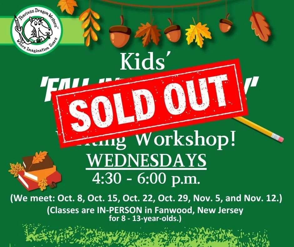 "Fall Into Writing": Fall 2025 (In-Person) Kids' Writing Workshop -- WEDNESDAYS