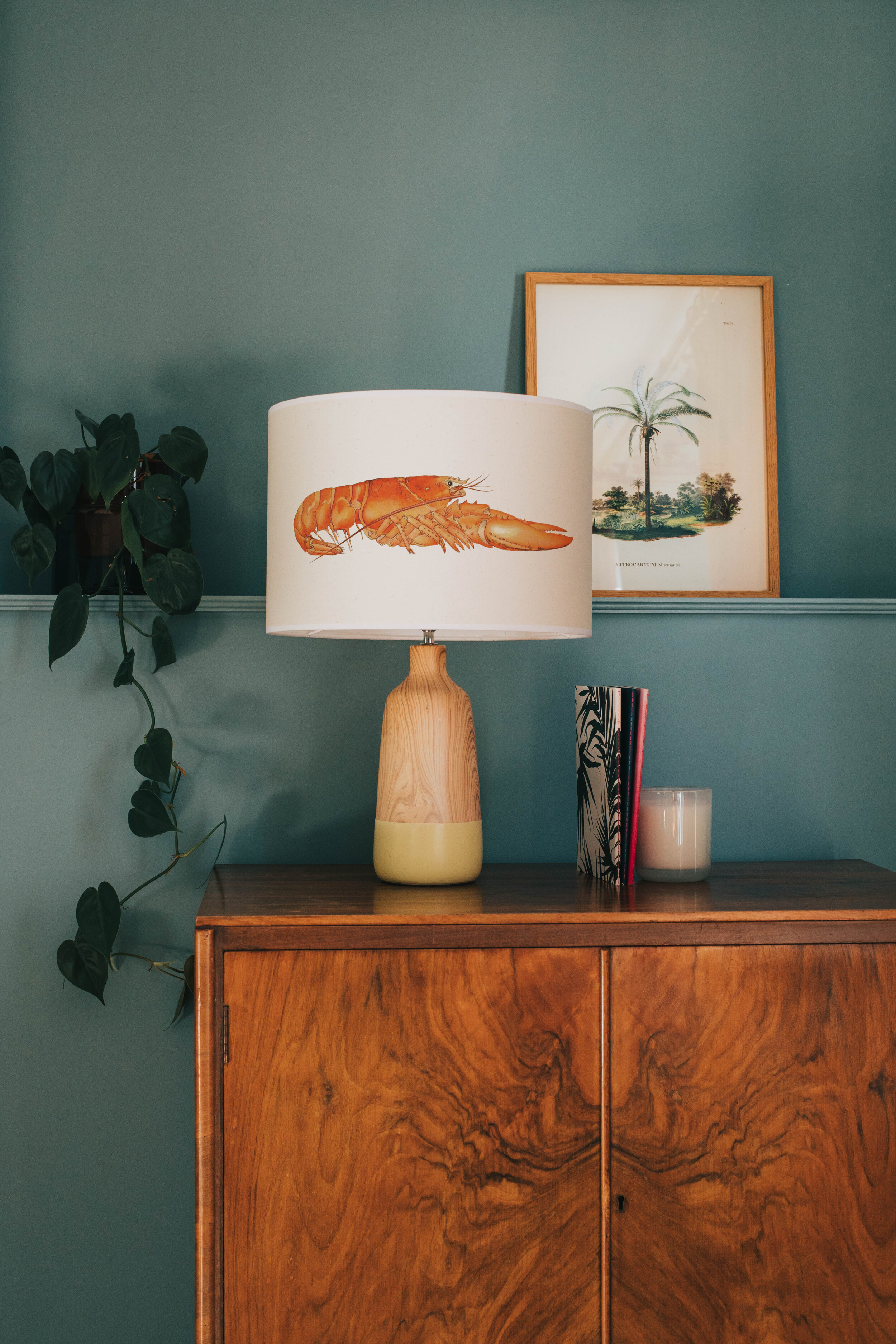 Lobster Lamp Kitsch Attic Commercial Photography