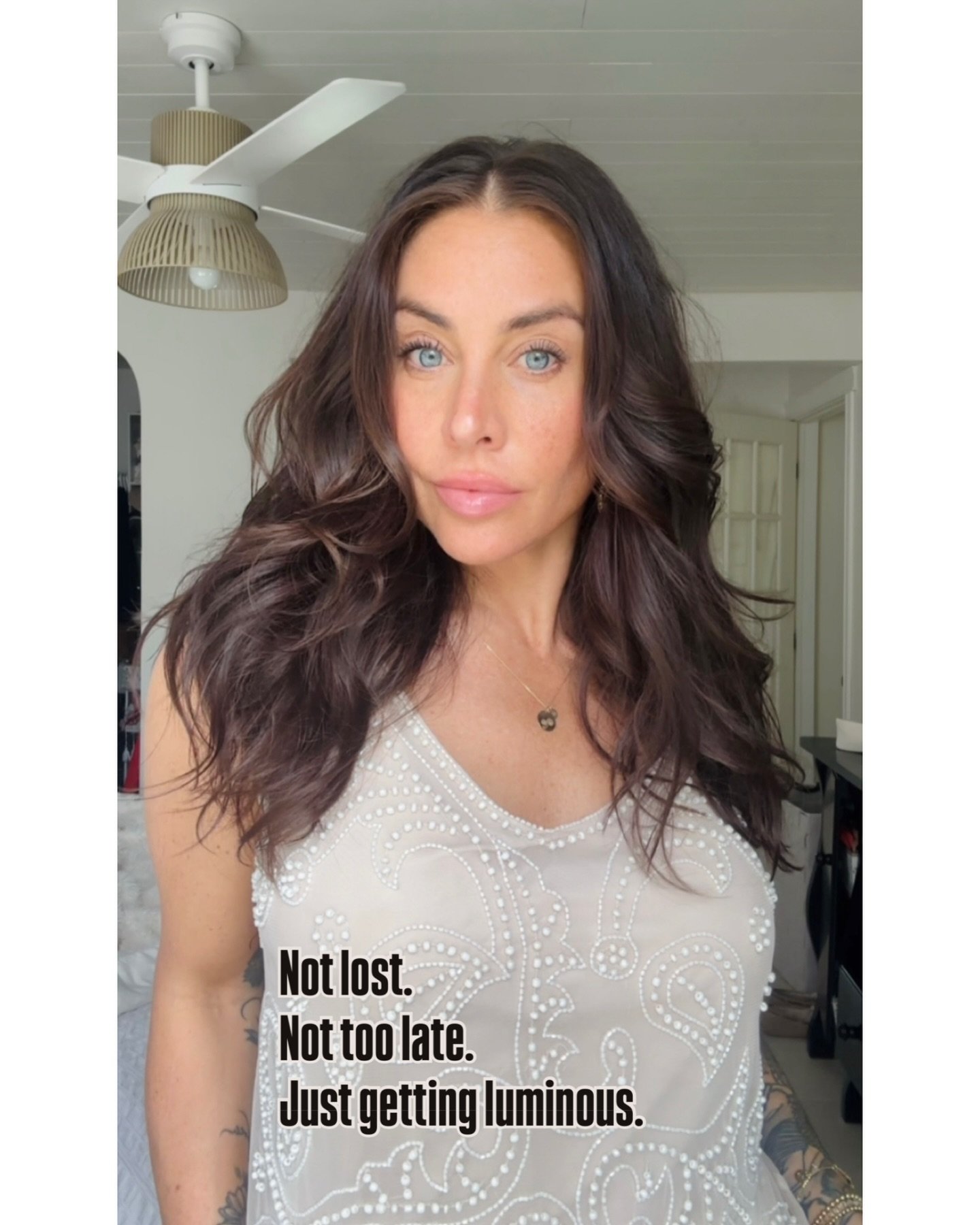 Who says your 40s are for fading out?
I&rsquo;m just getting brighter.

Unapologetic. Unfiltered. Unf*ckwithable.
This is what happens when you stop shrinking and start showing up.

Want that kind of glow-up&mdash;from the inside out? It&rsquo;s time