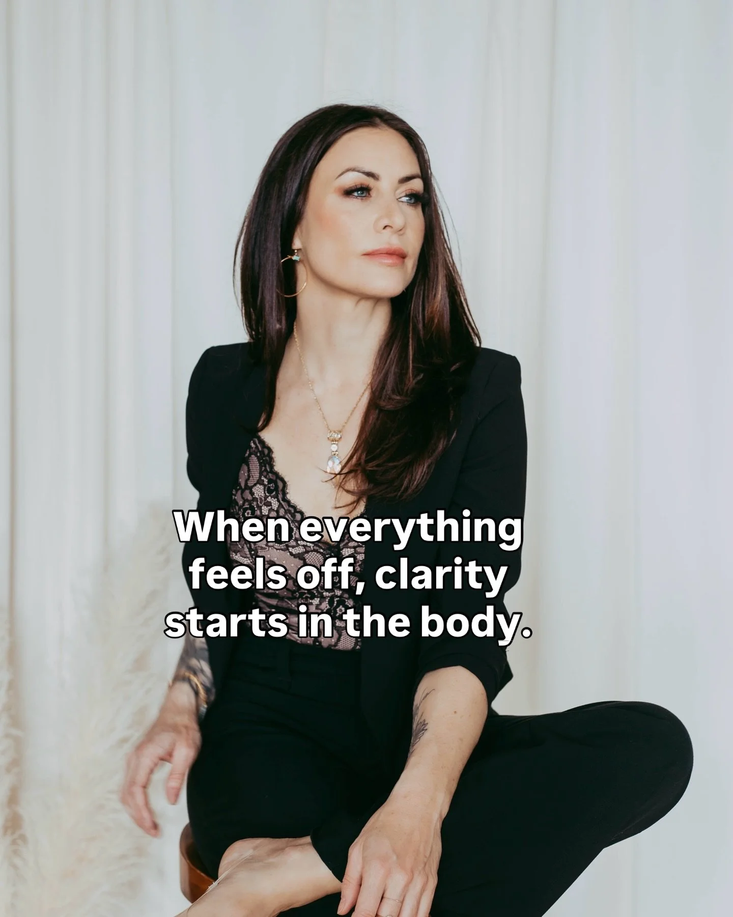 If you&rsquo;ve been feeling overwhelmed, frozen, or disconnected lately, this isn&rsquo;t a motivation problem.
It&rsquo;s nervous system overload.

Clarity doesn&rsquo;t come from pushing harder.
It comes from feeling safe enough to hear yourself a