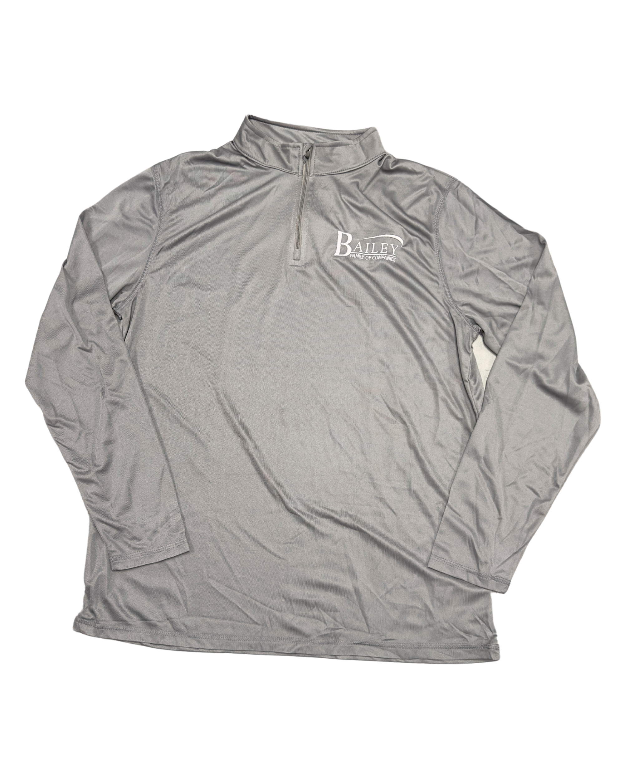 BFOC Quarter Zip |  Mens Light Gray