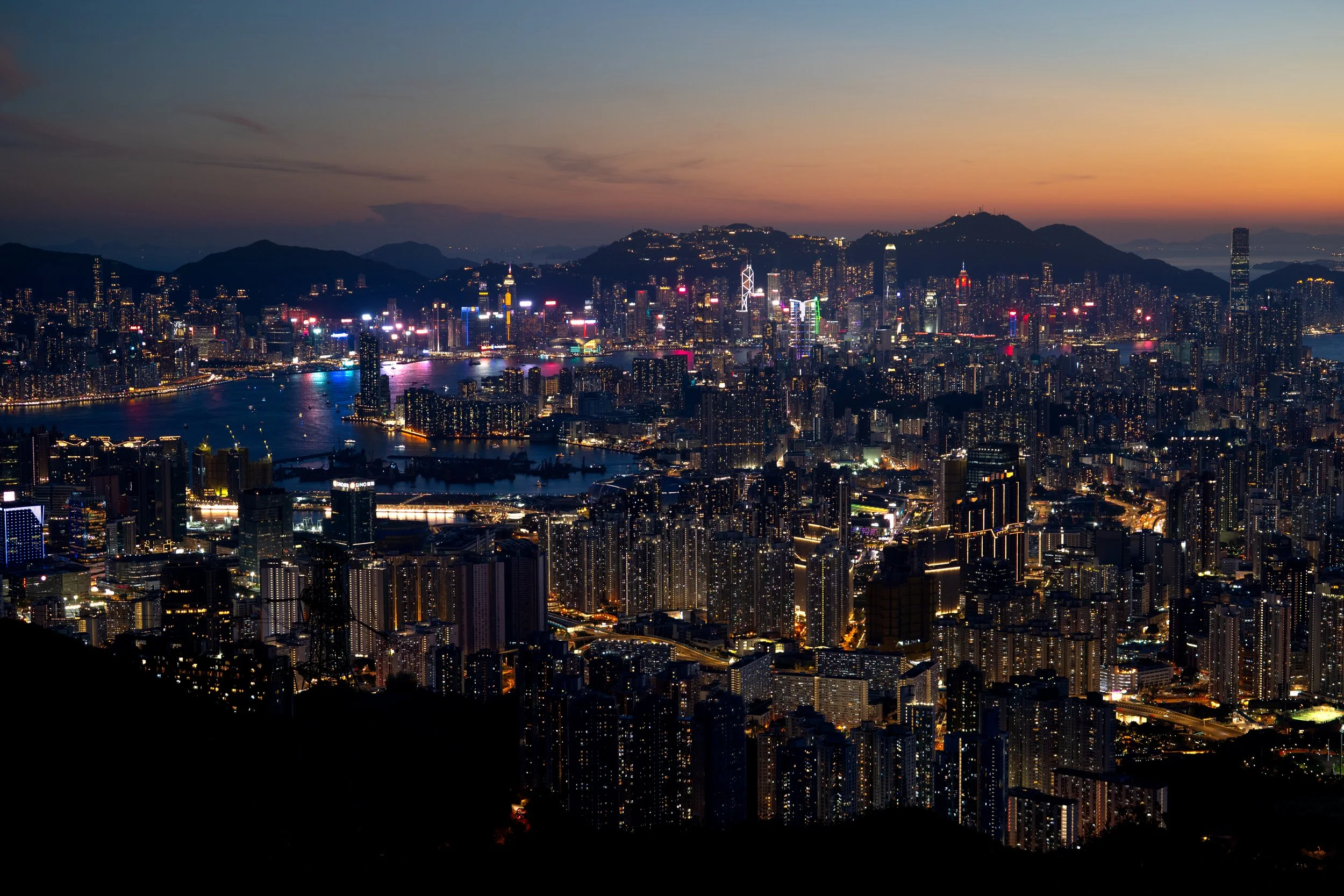 Kong Kong from Kowloon Peak