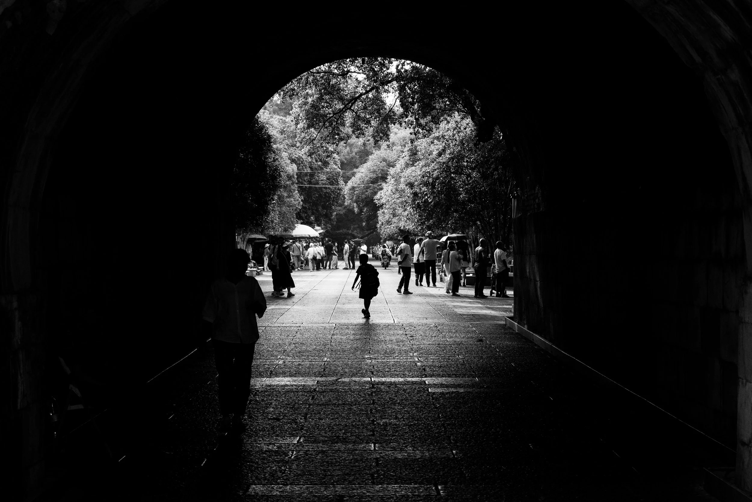 Guilin, China.  An entrance in to the grounds of the Prince's Palace.