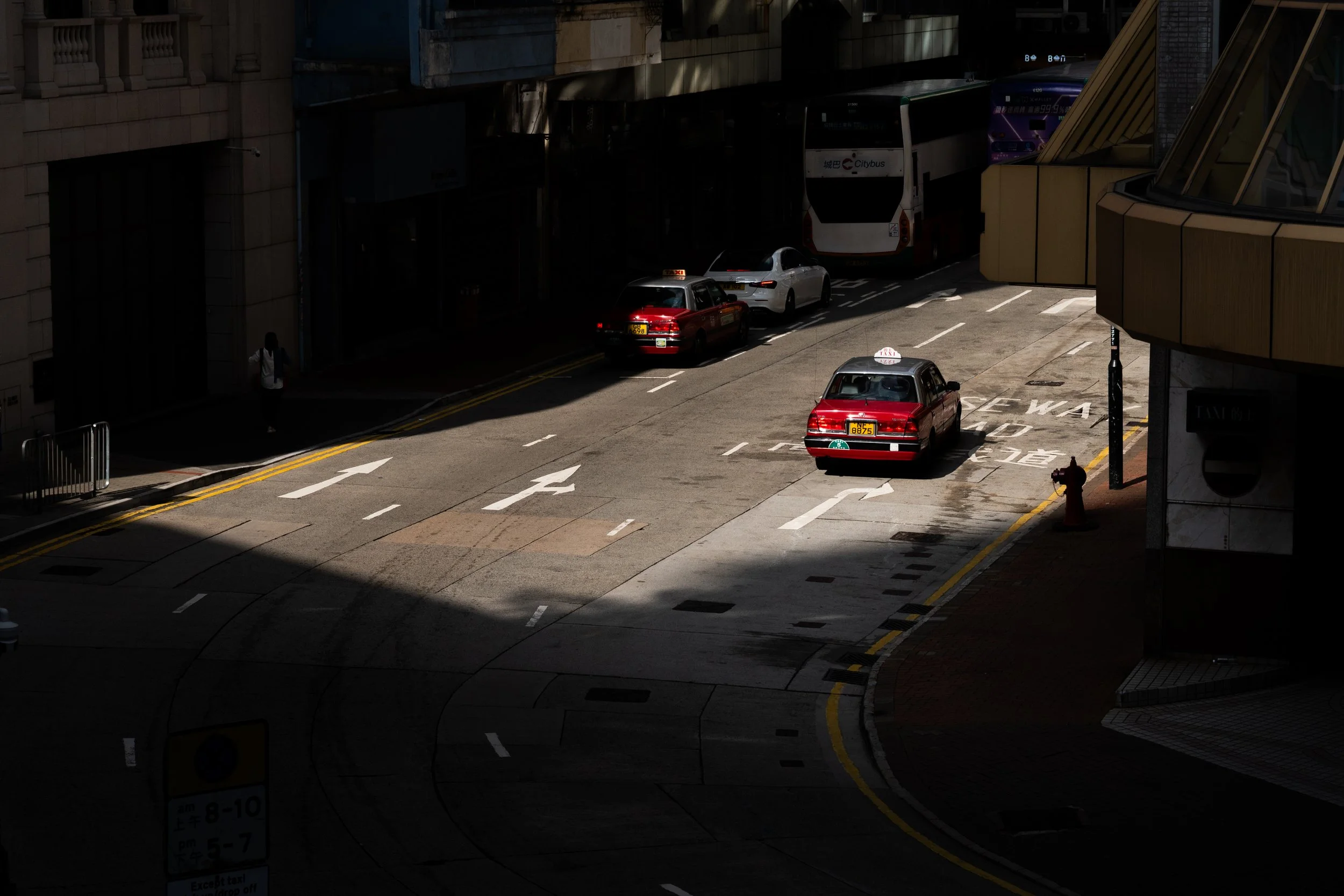 Taxi on Irving Street