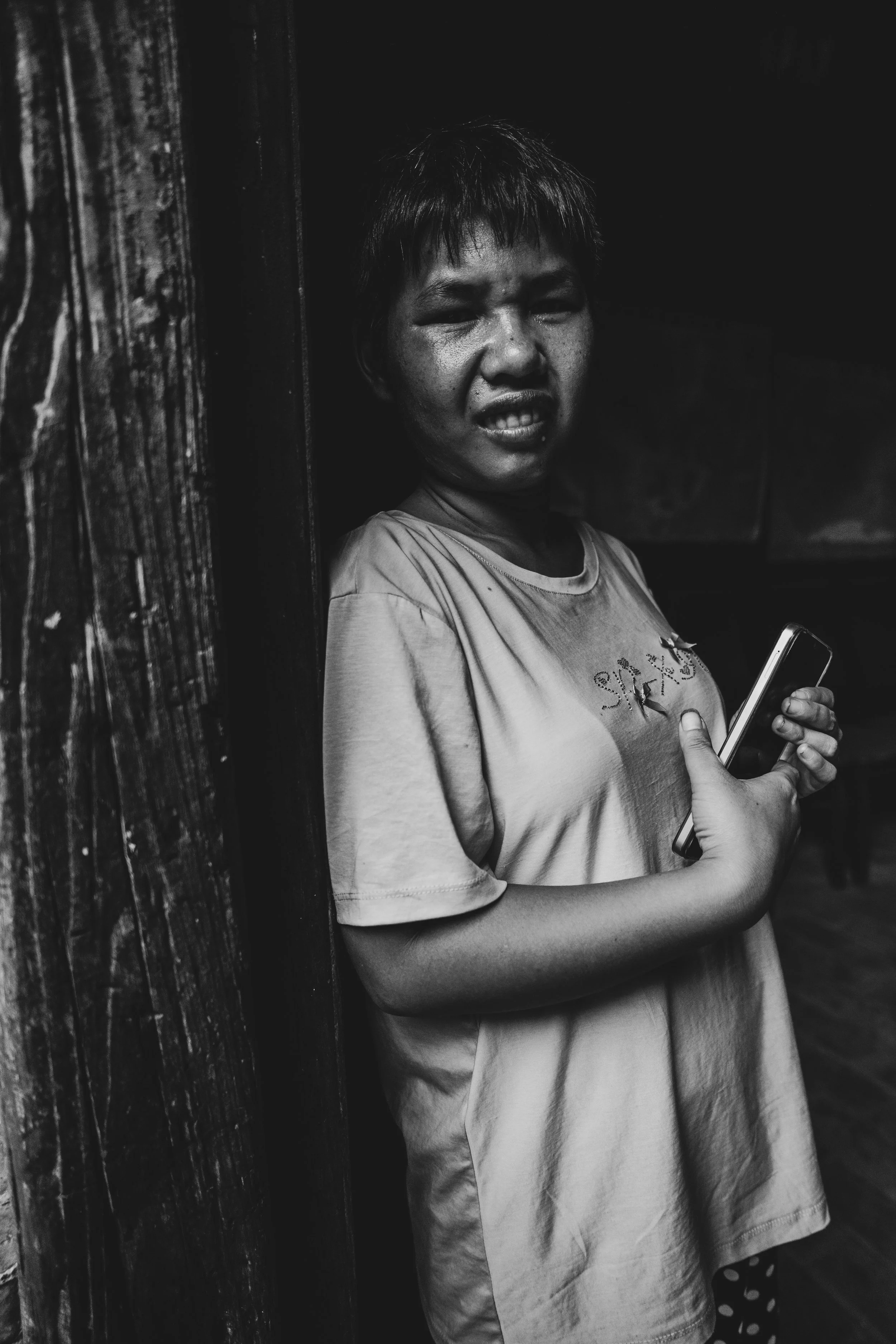 My guide in Langzi Ancient Village.